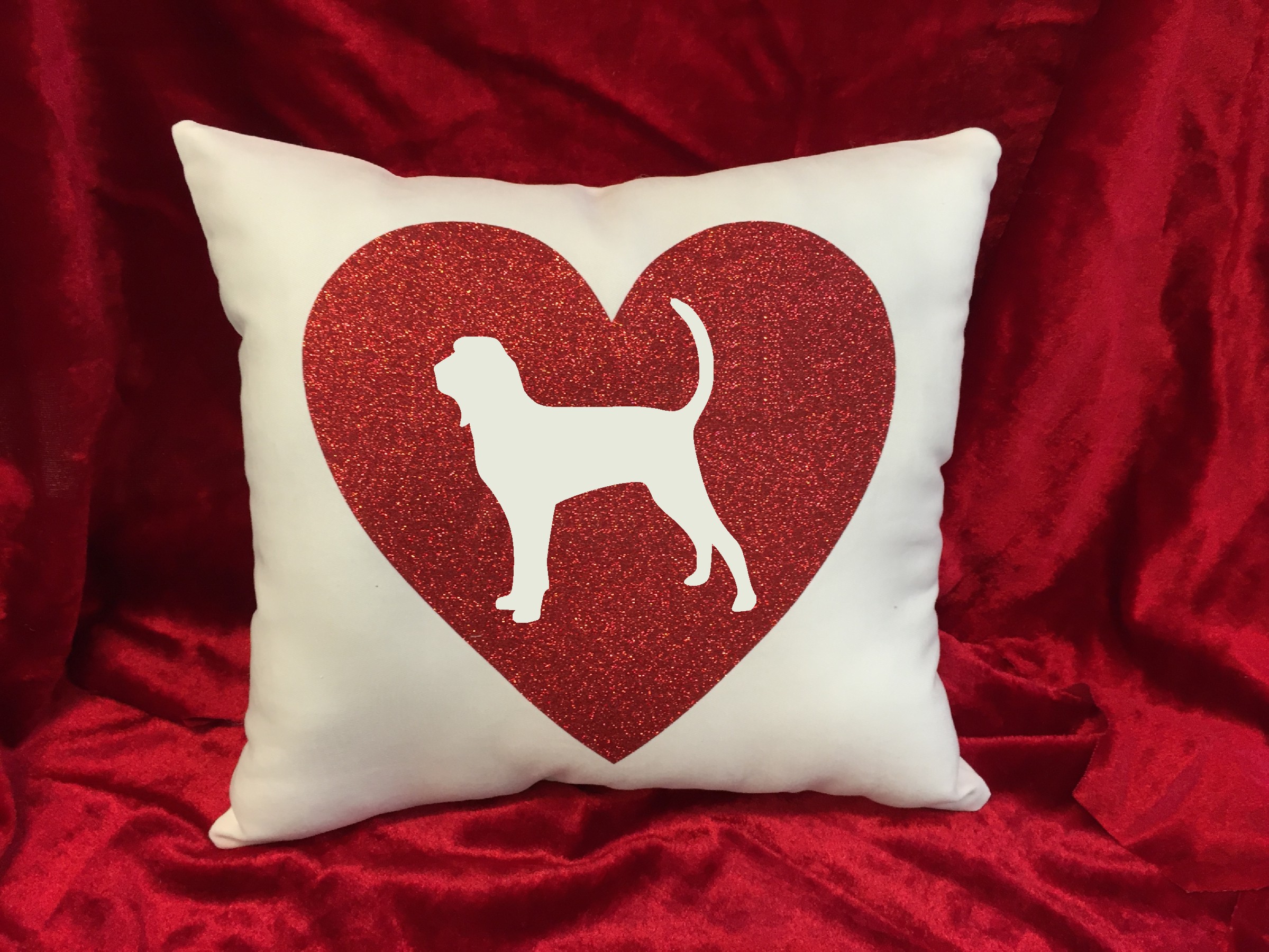 Dogs - Throw Pillow - Black and Tan Coonhound